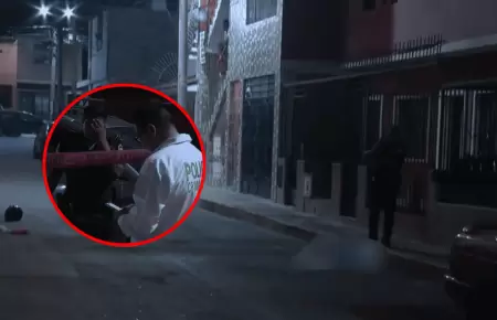 Joven de 26 a�os es asesinado a balazos en San Mart�n de Porres