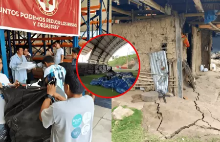 GORE San Mart�n entrega bienes a damnificados del caser�o Eladio Tapullima