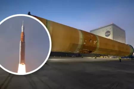 La NASA se anticipa un a�o: Hoy trasladar� parte del cohete de Artemis III para