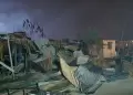 Carabayllo: M�s de seis viviendas quedaron reducidas a cenizas luego de ser afectadas por gigantesco incendio