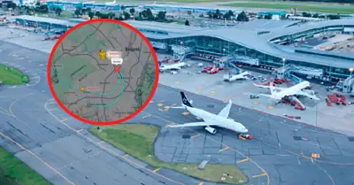 Tensi�n en aeropuerto: Aviones coincidieron en pista de aterrizaje.