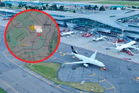 Tensi�n en aeropuerto: Aviones coincidieron en pista de aterrizaje.