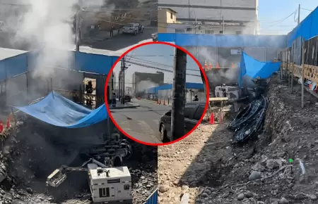 Se reporta fuga de gas en Surquillo cerca a grifo