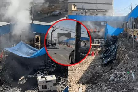 Se reporta fuga de gas en Surquillo cerca a grifo