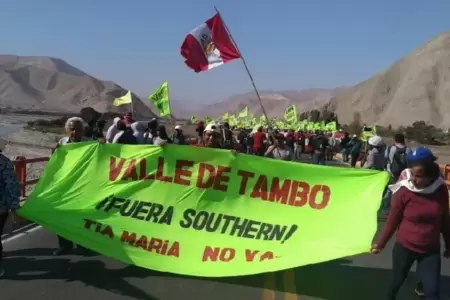 T�a Mar�a: Ciudadanos de Arequipa anuncian marcha para este viernes tras reactiv