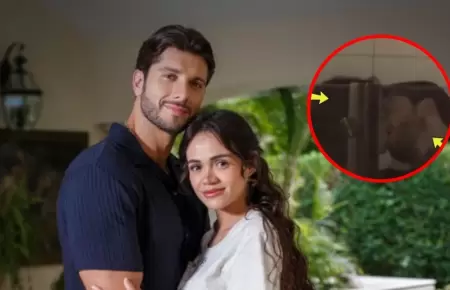 Mayra Go�i es ampayada con actor Rodrigo Brand