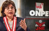 Delia Espinoza advierte que jefes de ONPE y JNE no pueden renunciar ni ser removidos hasta que acaben elecciones