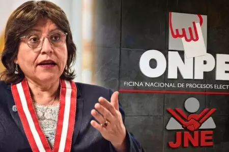 Delia Espinoza opin� sobre jefes electorales.