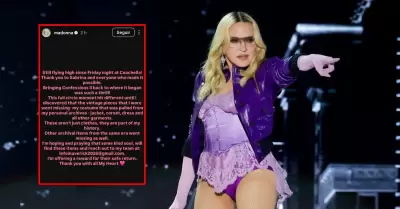 Madonna reporta p�rdida de vestuario tras su presentaci�n en Coachella