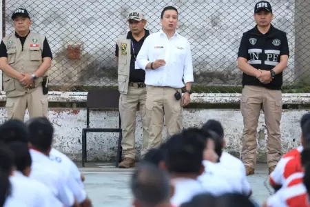 Ministro de Justicia anuncia el traslado de 91 internos en regi�n San Mart�n