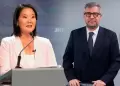 Keiko Fujimori pide la renuncia de Piero Corvetto para garantizar transparencia en segunda vuelta