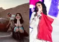 Laura Pausini visit� la Huaca Pucllana y expres� su admiraci�n por el legado hist�rico de los incas
