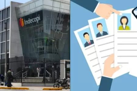 Indecopi lanza ofertas laborales con sueldos de hasta 9,500