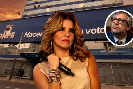 La actriz mostr� su disgusto por la operatividad de la ONPE.