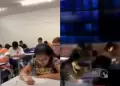Profesor apaga la luz durante examen y descubre que sus alumnos estaban copiando con sus celulares