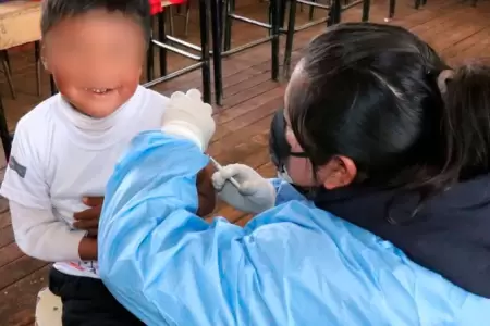 Ministerio de Salud intensifica campa�a de vacunaci�n contra el sarampi�n.