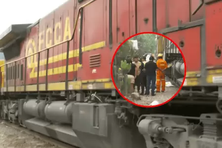 Hombre falleci� tras ser arrollado por un tren en Santa Anita