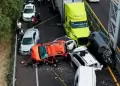 Choque m�ltiple en carretera dej� un fallecido y m�s de 10 heridos: Esto se sabe