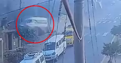 Combi se despist� en Jicamarca dejando una fallecida y decenas de heridos.