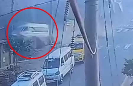 Combi se despist� en Jicamarca dejando una fallecida y decenas de heridos.