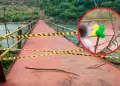Colapso de puente en plena inauguraci�n dej� varios heridos: Investigan falla estructural