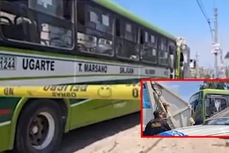 VES: Muere trabajador de limpieza en choque entre bus ETUPSA 73 y cami�n.