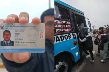 Qu� hacer si una unidad de transporte se niega a cobrarte el medio pasaje