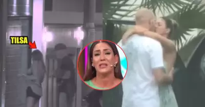 Tilsa Lozano pasa la noche con su saliente, pero �l la niega