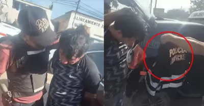 PNP frustra secuestro y captura a delincuentes con chalecos policiales y armas