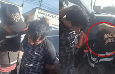 PNP frustra secuestro y captura a delincuentes con chalecos policiales y armas