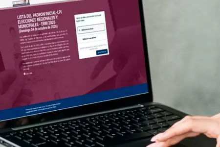 Padr�n Inicial de las elecciones regionales y municipales ya est� habilitado.