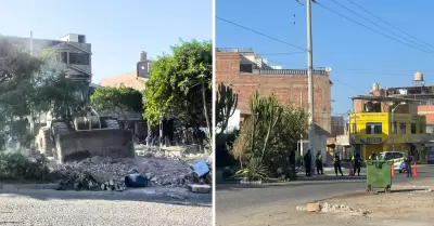 Recuperaci�n de terreno genera cuestionamientos vecinales en Gregorio Albarrac�n