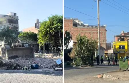 Recuperaci�n de terreno genera cuestionamientos vecinales en Gregorio Albarrac�n