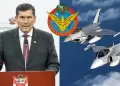 Premier Arroyo confirma la compra de aviones F-16: "Nos corresponde cumplir acuerdos"