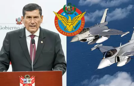 Premier Luis Arroyo confirm� firma de contrato de adquisici�n de aviones F-16.