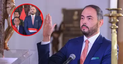 Ceremonia en palacio dio a conocer el reemplazo de Carlos D�az Da�ino tras su re