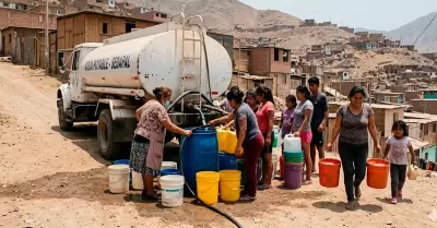 Corte de agua en Lima el 24 de abril.