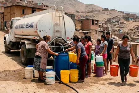 Corte de agua en Lima el 24 de abril.