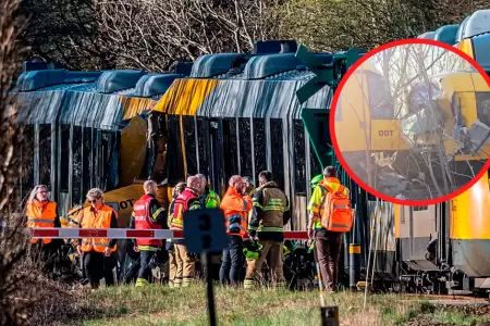 Choque de trenes en Dinamarca.