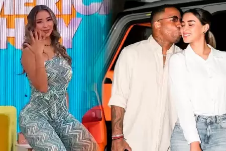 Xiomy Kanashiro pide anillo a Jefferson Farf�n.