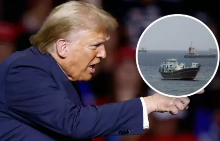 Donald Trump amenaza con atacar a toda embarcaci�n que mine el estrecho de Ormuz