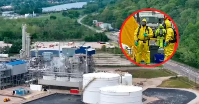 Dos muertos y decenas de heridos tras una fuga qu�mica.