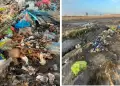 Desborde y basura cerca de canal de r�o generan alerta ambiental en Legu�a