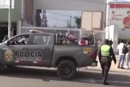 Arma de fuego y balas fueron encontrados al interior de un colegio en Chorrillos
