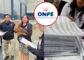 Fiscal�a inspeccion� almac�n de la ONPE en Lur�n para verificar cumplimiento legal de JNE