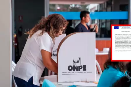 Misi�n de Observaci�n Electoral de la UE en el Per� se pronuncia por elecciones.