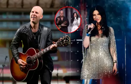 La cantante italiana invito al artista peruano para concierto en Bogot�.