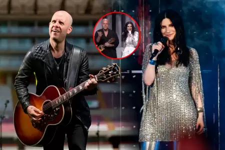 La cantante italiana invito al artista peruano para concierto en Bogot�.