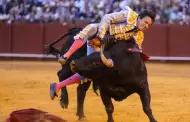 Torero Andr�s Roca Rey result� gravemente herido tras ser embestido por toro en Festival de Sevilla