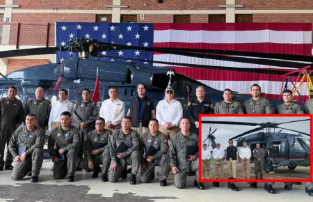 EE.UU. dona 9 helic�pteros a la PNP en Ucayali.